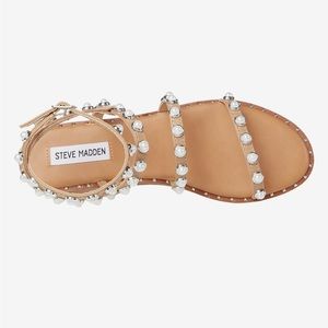 Steve Madden Embellished Wrap Sandals